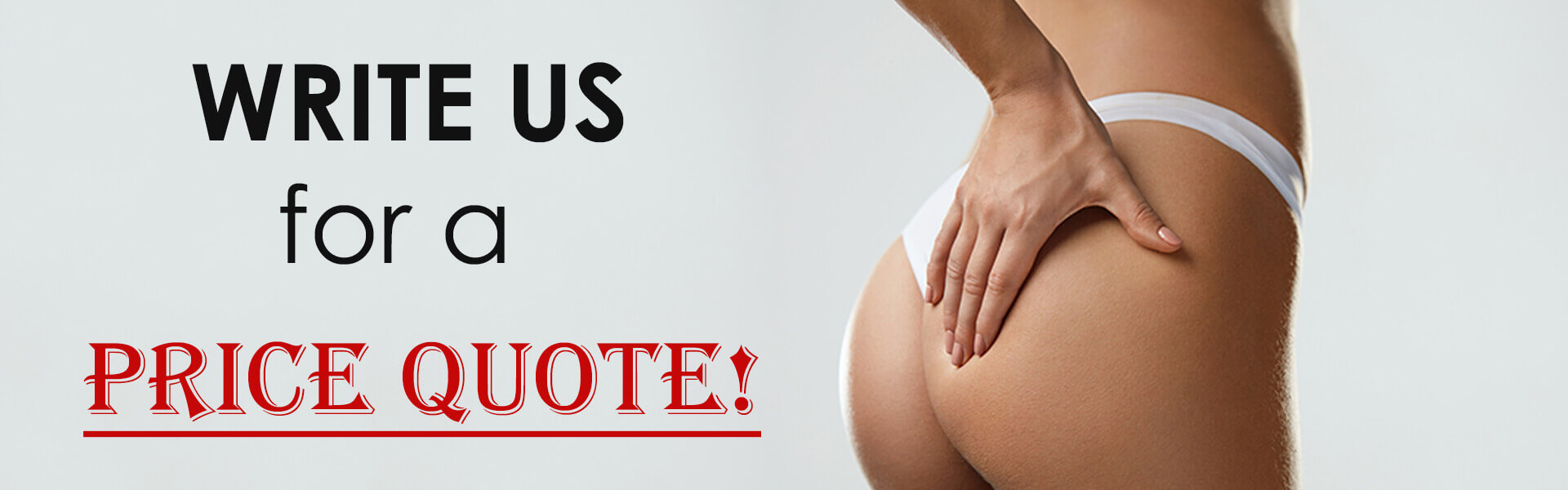 Close-up picture of a well shaped buttocks after having a brazilian buttocks lift at Nova Plastic Surgery Center in Guadalajara, Mexico.